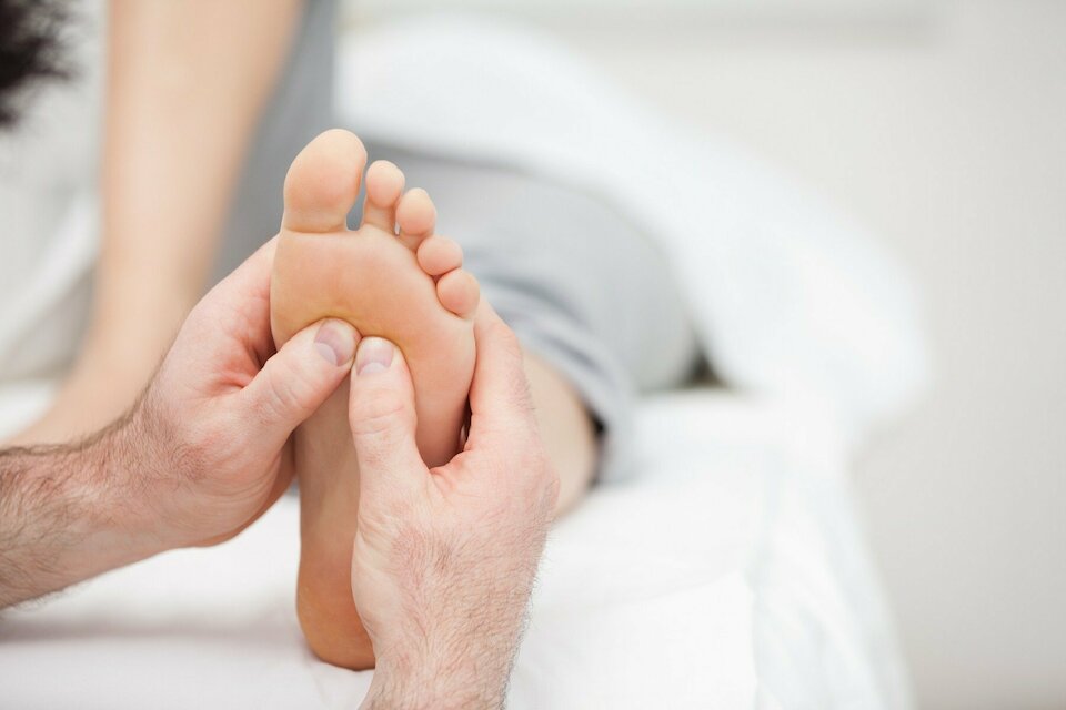 Fußreflexzonen Massage